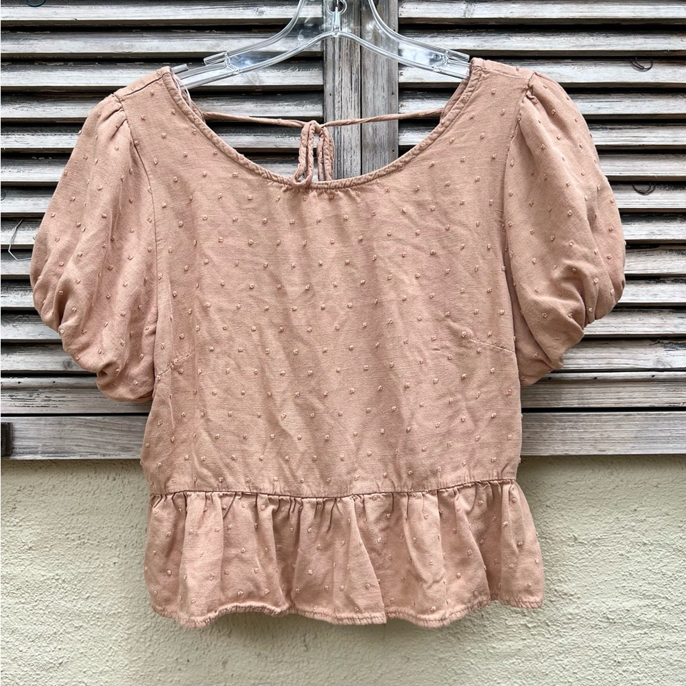 ⭐️SUPER CUTE RUFFLE BOHO TOP - Picture 1 of 5